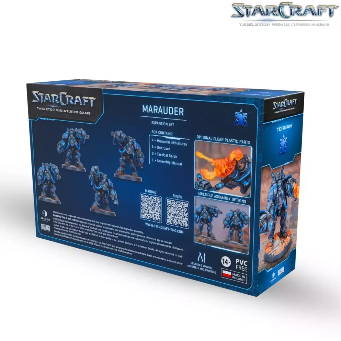 StarCraft - Tabletop Miniatures Game - Marauder - Terran Expansion Set - Version Anglaise