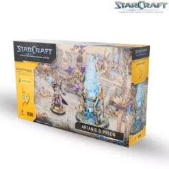 StarCraft - Tabletop Miniatures Game - Artanis & Pylon - Protoss Hero Expansion Set - Version Anglaise
