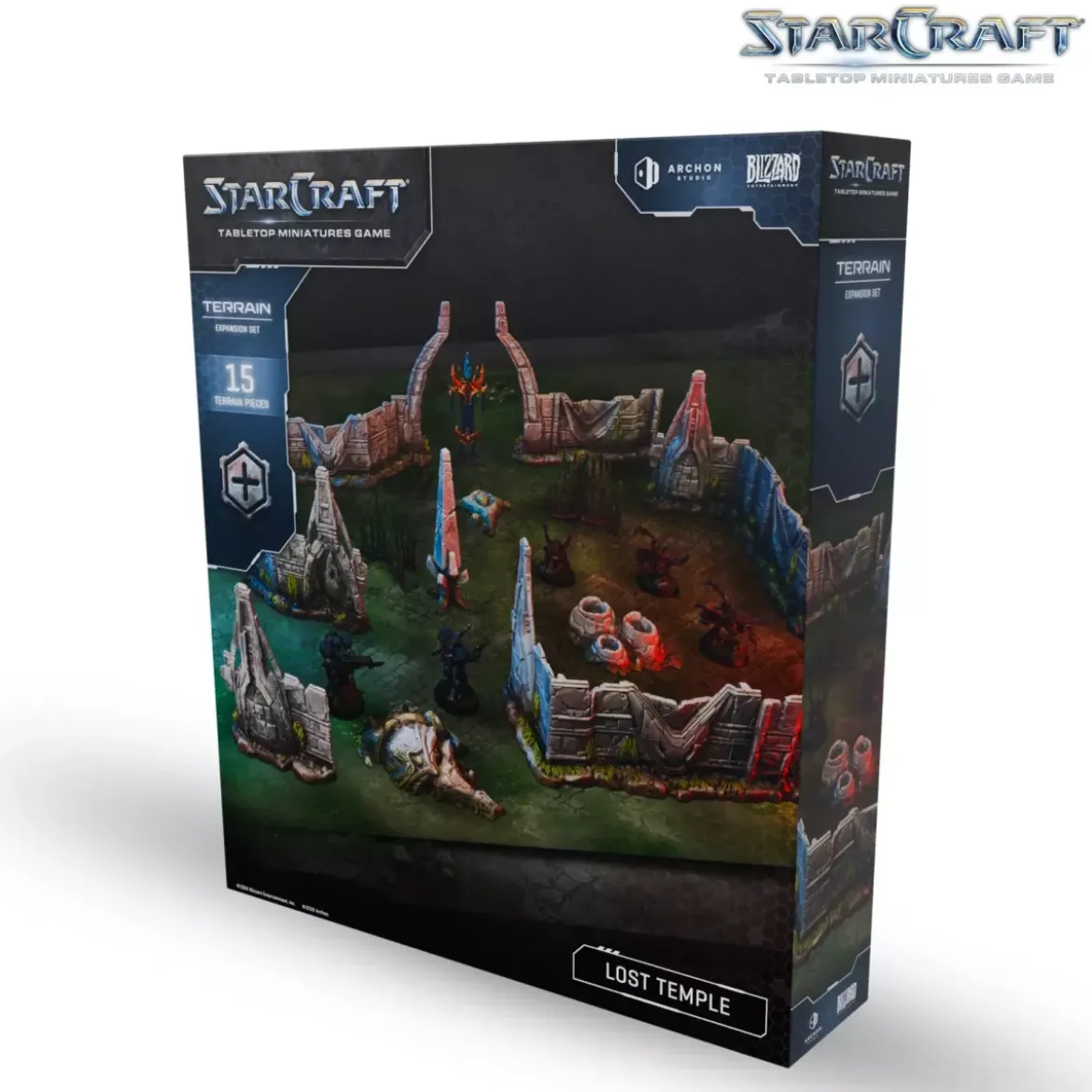 StarCraft - Tabletop Miniatures Game - Lost Temple - Terrain Expansion Set - Version Anglaise