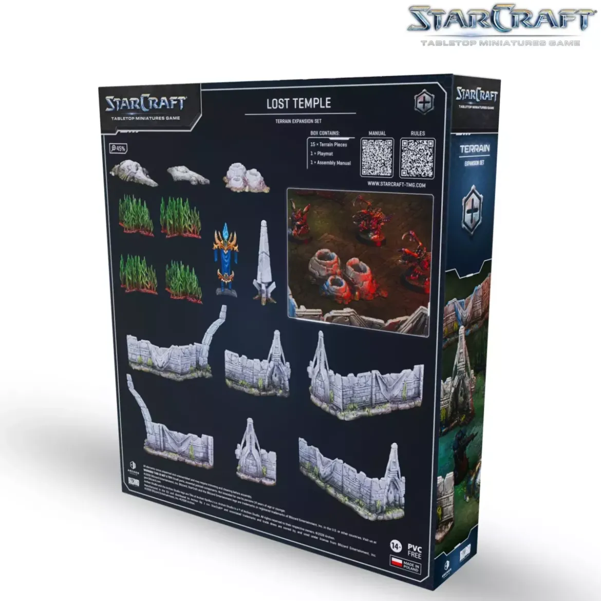 StarCraft - Tabletop Miniatures Game - Lost Temple - Terrain Expansion Set - Version Anglaise