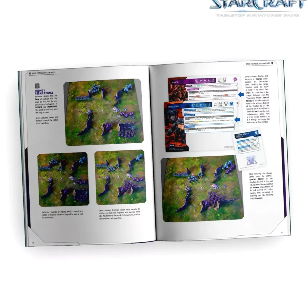 StarCraft - Tabletop Miniatures Game - Core Rules Book - Version Anglaise
