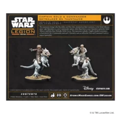 Star Wars : Légion - Captain Solo & Commander Skywalker on Tauntauns - Extension d'Unité