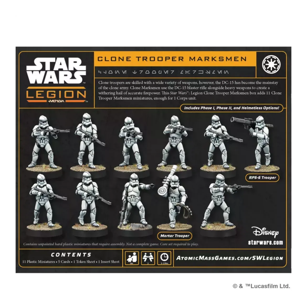 Star Wars : Légion - Clone Trooper Marksmen - Extension d'Unité