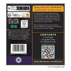Star Wars : Légion - Galactic Empire - Command Card Pack