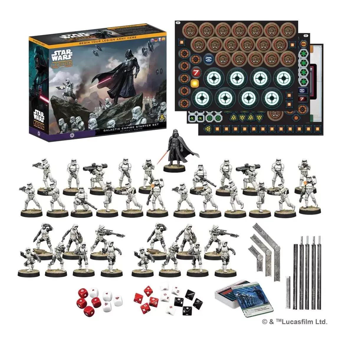 Star Wars : Légion - Galactic Empire Starter Set - Boîte de Base