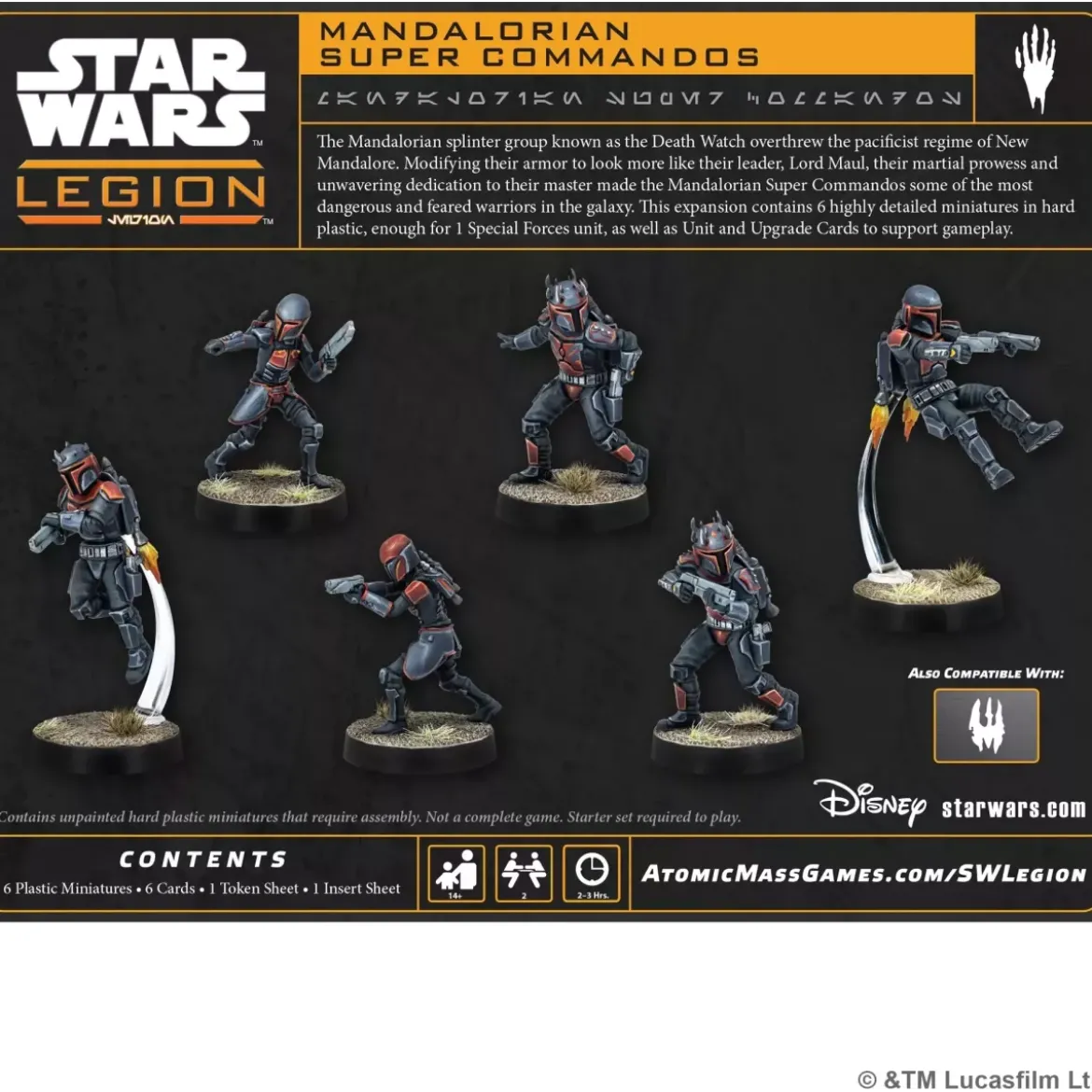 Star Wars : Légion - Mandalorian Super Commandos (Reissue) - Extension d'Unité