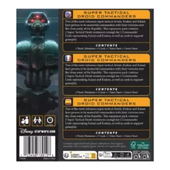 Star Wars : Légion - Super Tactical Droid Commanders (Reissue) - Extension Commandant / Agent