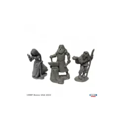 Strumpet, Blacksmith, Beggar - Figurine Villageois / Townsfolk Reaper Miniatures