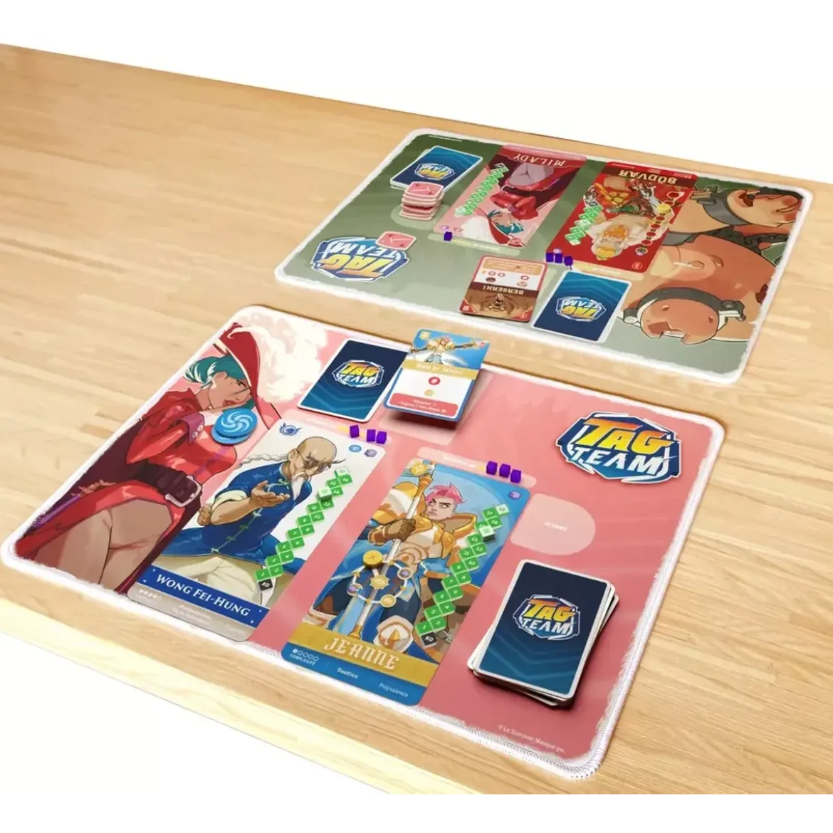Tag Team - Tapis de jeu Milady et Le Golem