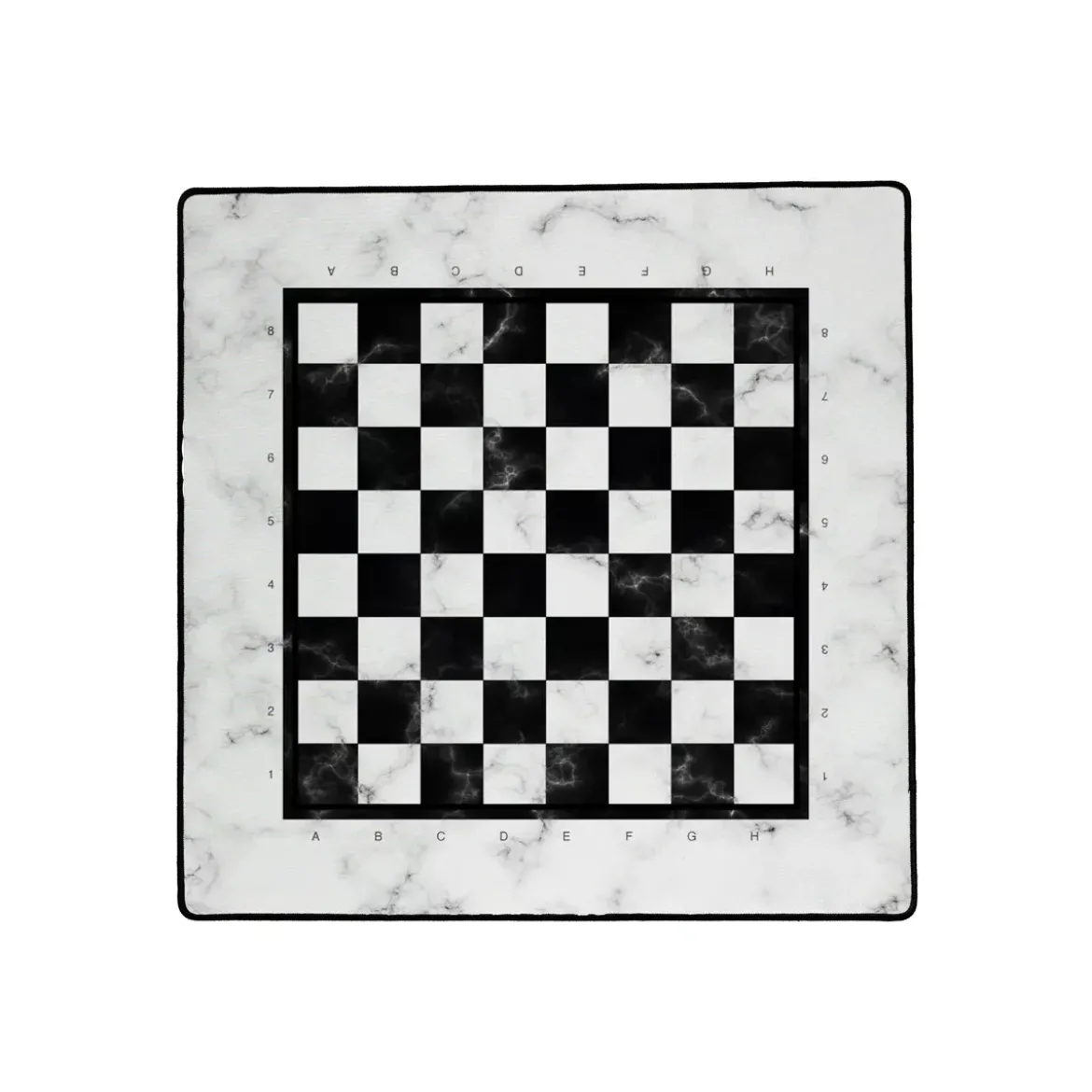 Tapis de jeu - Échecs Marbre Blanc (40 x 40 cm)
