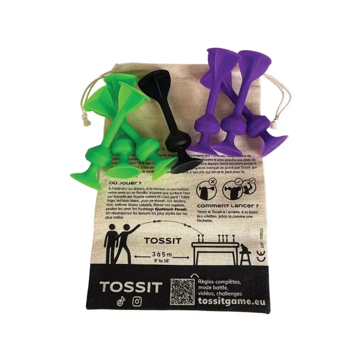 Tossit : Violet - Vert