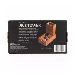 Tour à dés en bois