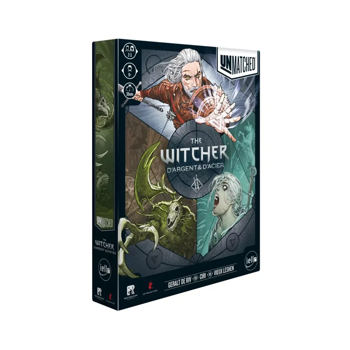 Unmatched The Witcher : d'Argent et d'Acier