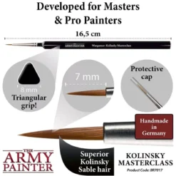 Wargamer Brush : Kolinsky Masterclass - Pinceaux