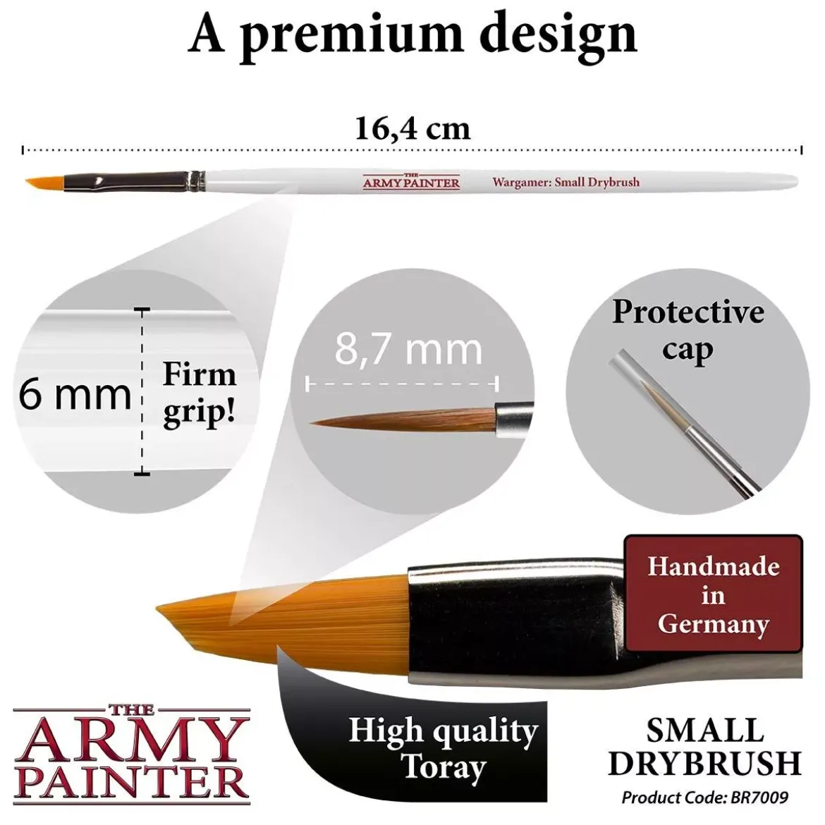 Wargamer Brush : Small Drybrush - Pinceaux
