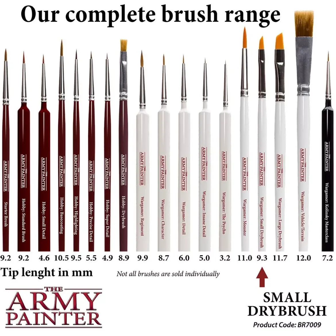 Wargamer Brush : Small Drybrush - Pinceaux