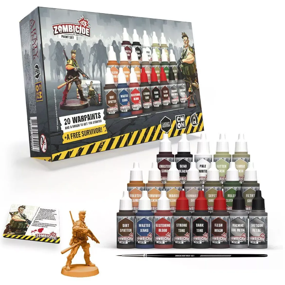 Warpaints : Zombicide Paint Set 2nd edition - Peinture
