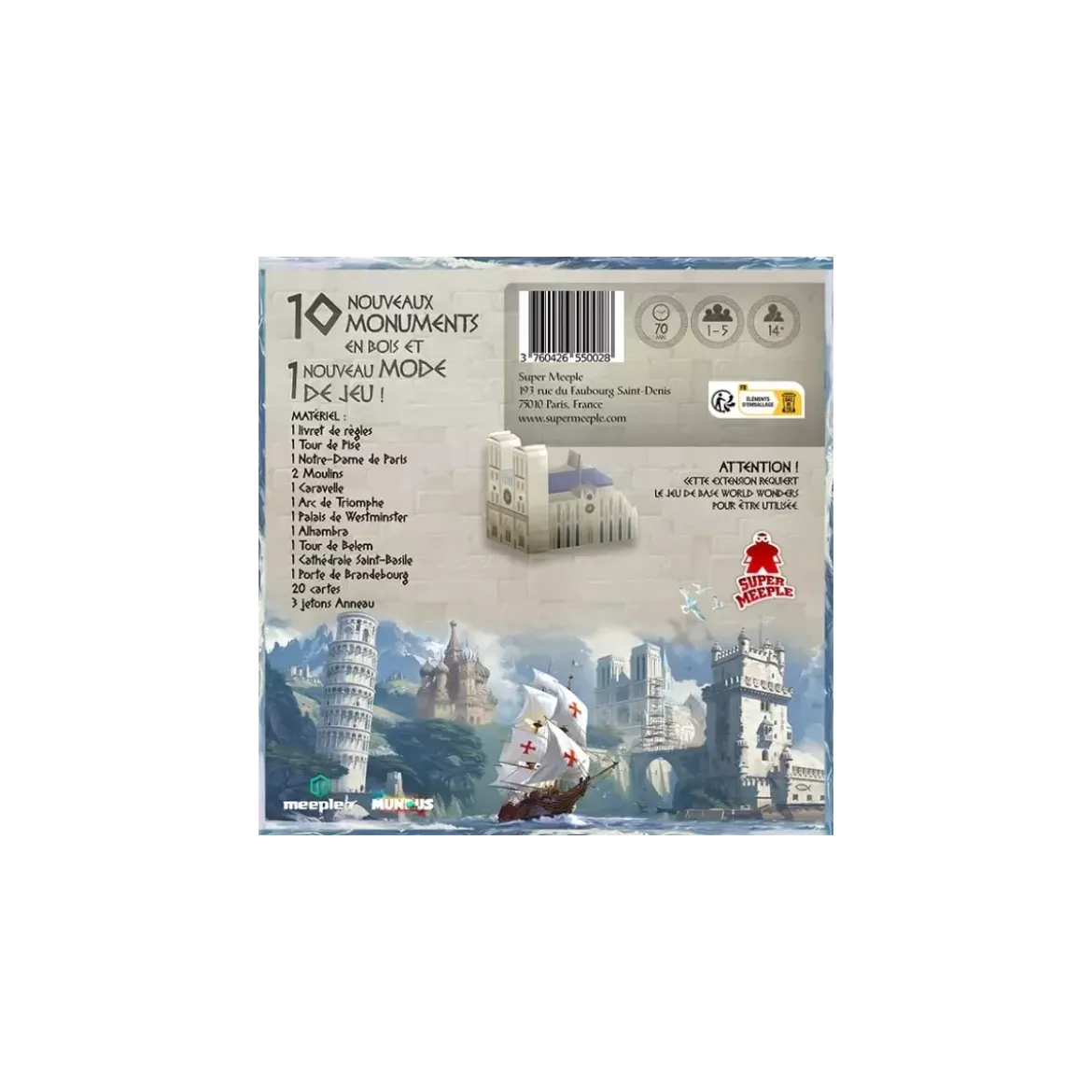 World Wonders : Europa - Extension