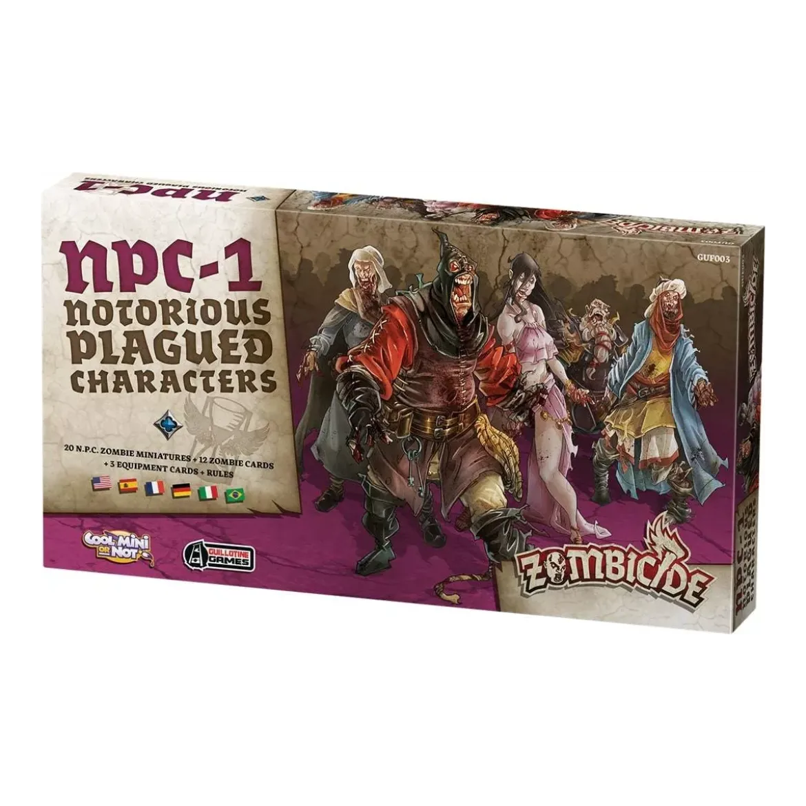Zombicide Black Plague : N.P.C. 1 - Extension