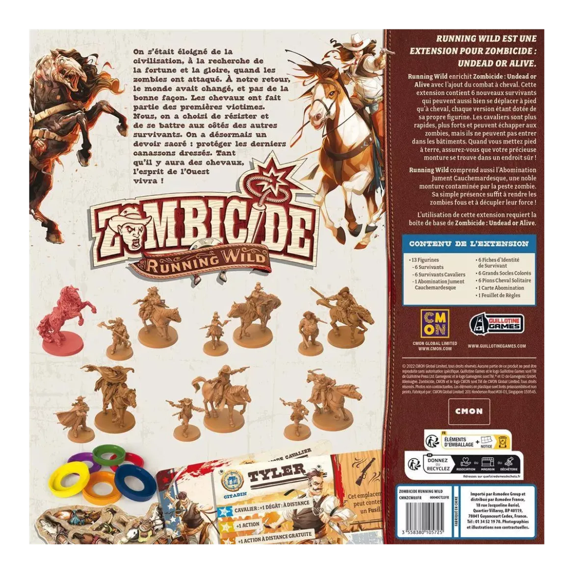 Zombicide Undead or Alive : Running Wild - Extension